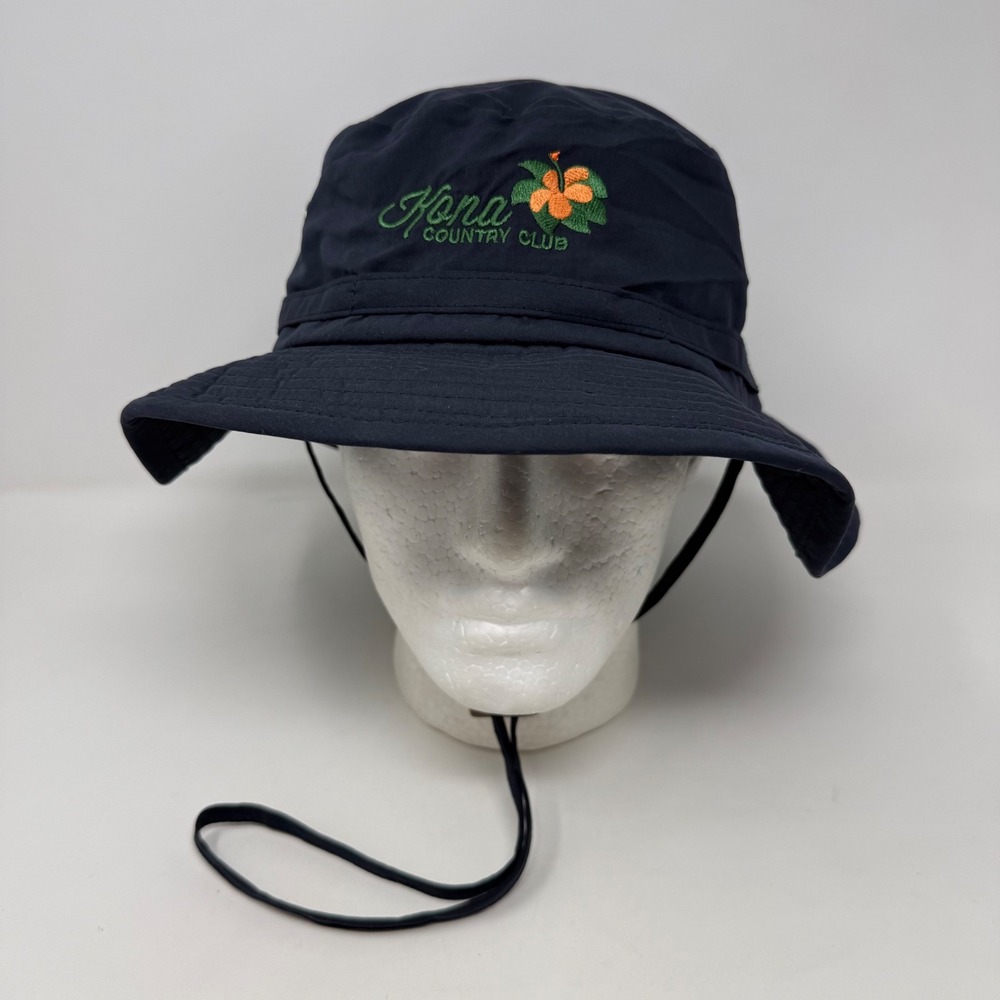 Ahead Performance Kona Country Club Navy Blue Bucket Hat Mens L/XL Golf